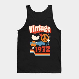 Vintage 1972 - Woodstock Style Tank Top